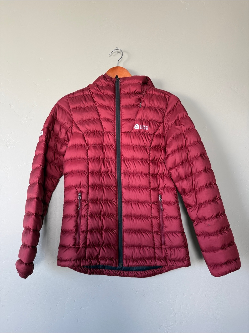 Sierra Designs Kids' Packable Puffer Jacket - Deep Red